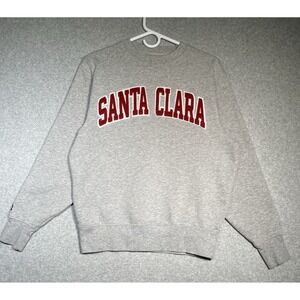 Jansport Gray Sweatshirt with Red Santa Clara Print
